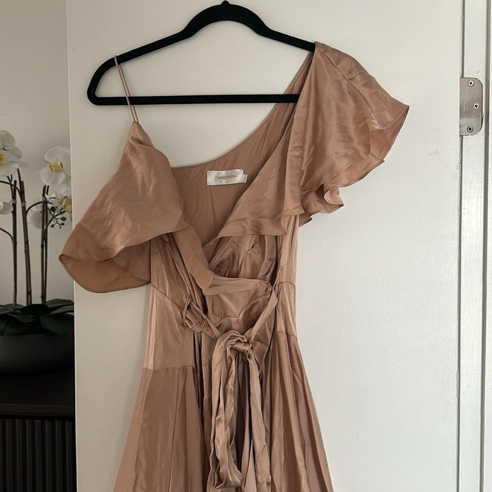 Zimmermann Asymmetric Silk Dress - Picture 3 of 14